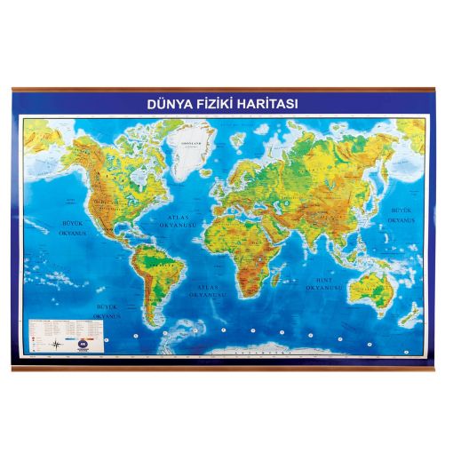  Dunya Fiziki Haritasi