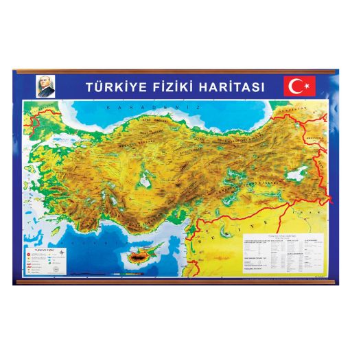 Turkiye Fiziki haritasi Turkiye Fiziki haritasi